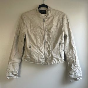 Women’s small light leather jacket